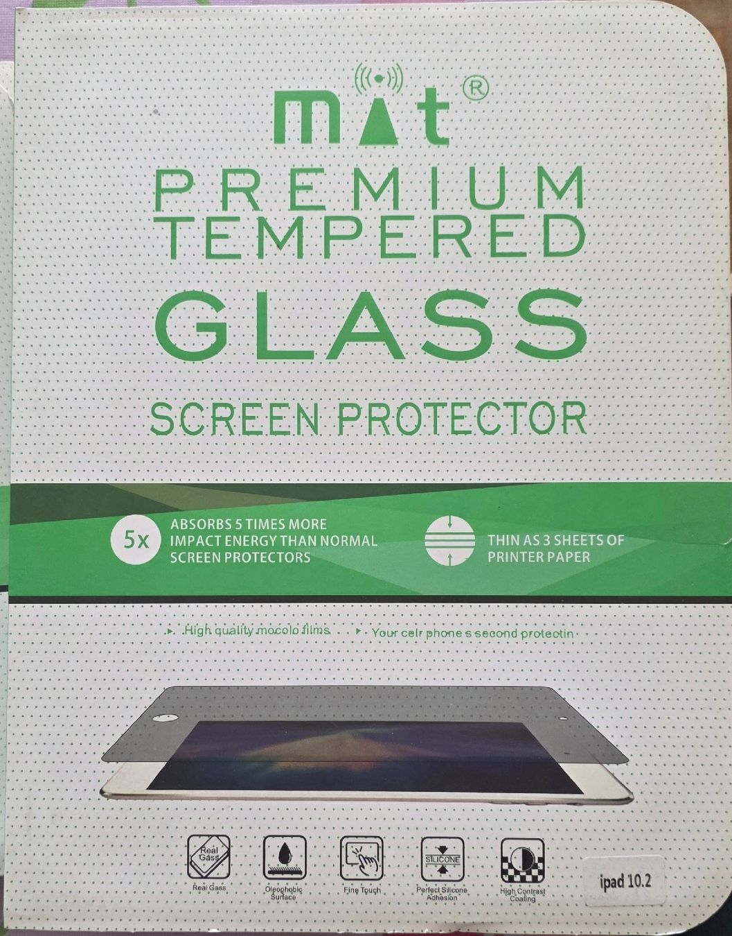 Apple Covers & Borse: MAT Premium Tempered Glass Screen Protector ipad 10.2 – Nuovo (secondo la descrizione) da Hittnau venduto da Annubis