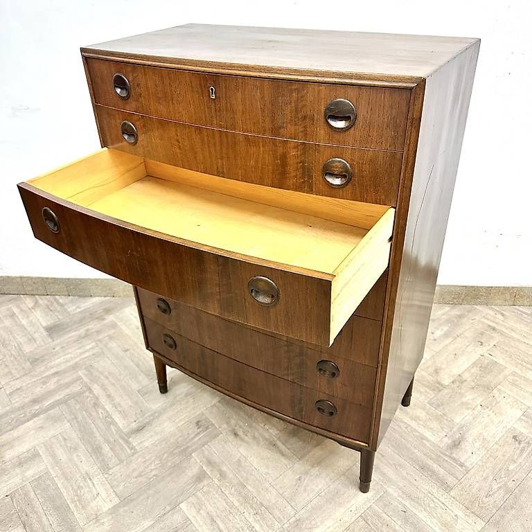 Cassettiere: Mid Century swedish Highboard / Kommode – Usato da basel venduto da vintory.ch 4