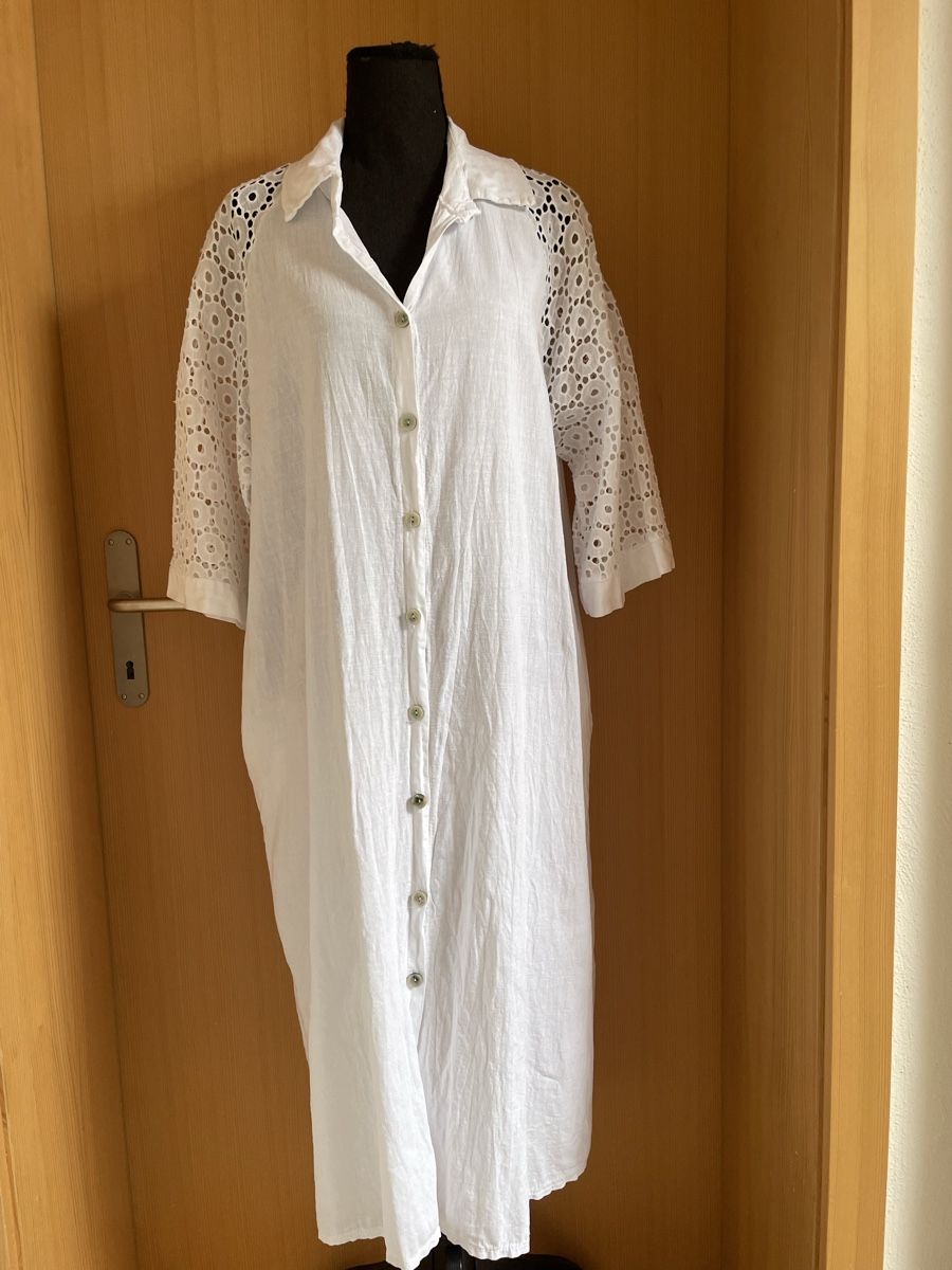 Kleider: Boho Blusenkleid /  Blusenmantel aus Leinen – Neu (gemäss Beschreibung) aus Sigriswil von ck56 1