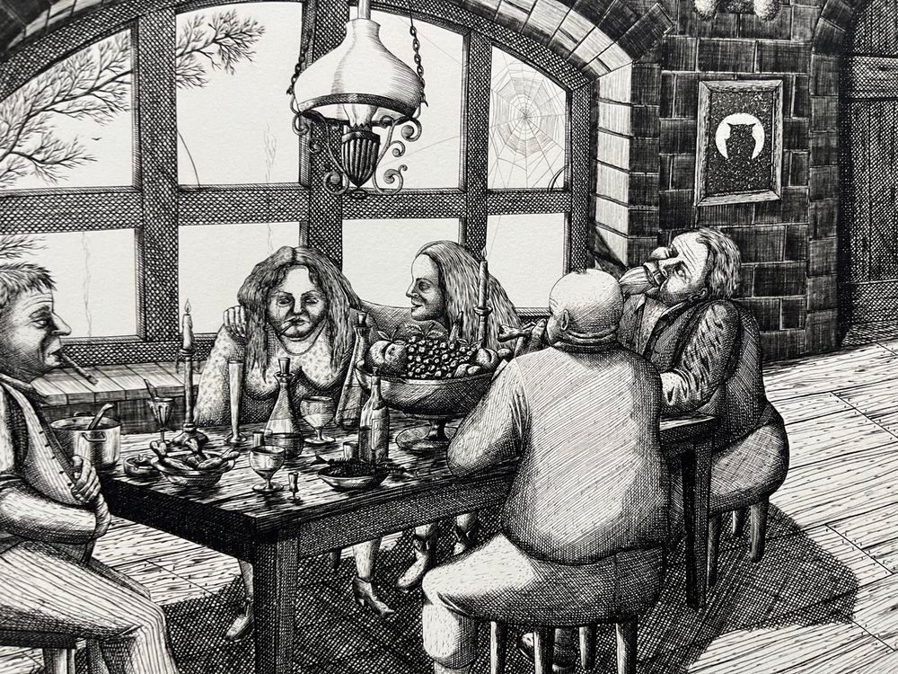 Grafica & Litografie: PETER STREICH RADIERUNG SIGNIERT NUMMERIERT – Usato da Gersau venduto da grafik-kunst 3