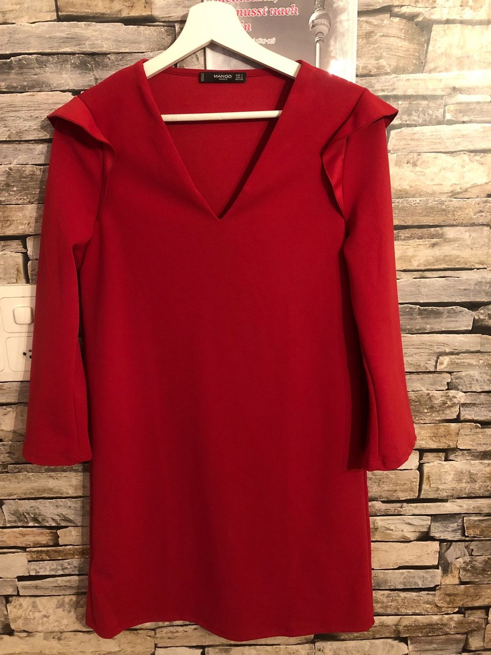 Mango Kleider: Kleid Bordeaux Gr. S – Gebraucht aus Wettingen von Hasta80