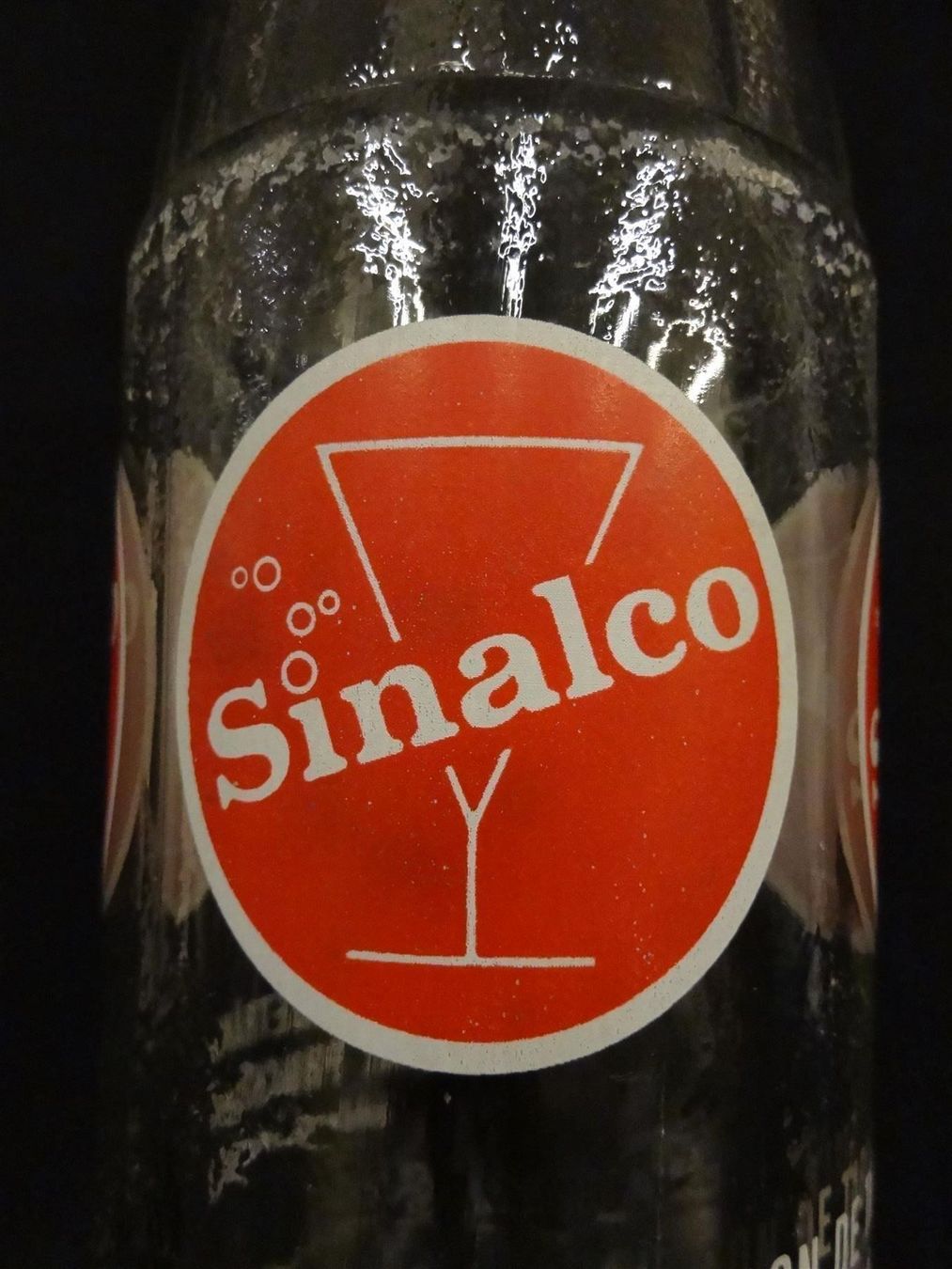 Sinalco Bicchieri, Caraffe & Bottiglie: alte Flasche SINALCO 1970 100cl – Usato da Kerzers venduto da Flaschenposten 3