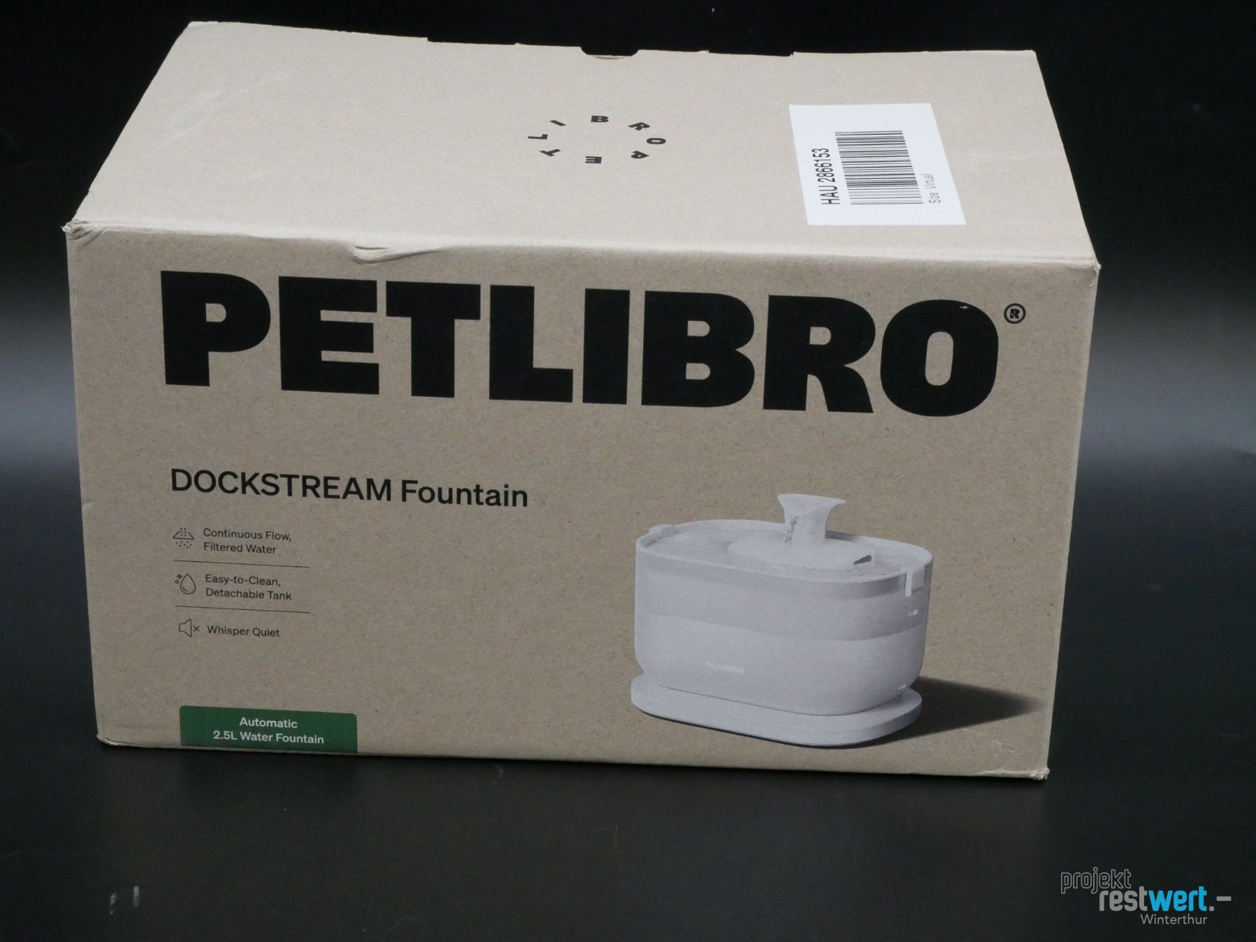 Stagni & Fontane ornamentali: PETLIBRO Dockstream Katzen Trinkbrunnen 2.5l – Nuovo (secondo la descrizione) da Winterthur venduto da Restwert_Winterthur 5