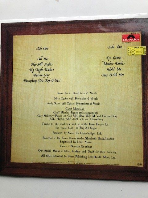 Schallplatten: Sweet – Gebraucht aus Aarwangen von Jukebox3 2