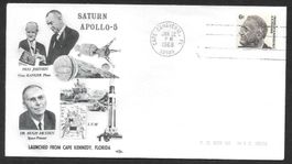 USA Sonderbrief Apollo 5 Startbeleg Cape Canaveral 22.1.1968