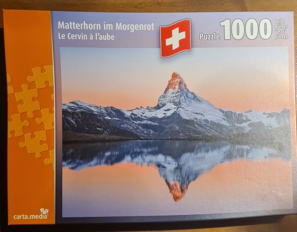 Educa 1000 Piece Jigsaw Puzzle - Matterhorn Mountain In Autumn Landscape 6 thumbnail image