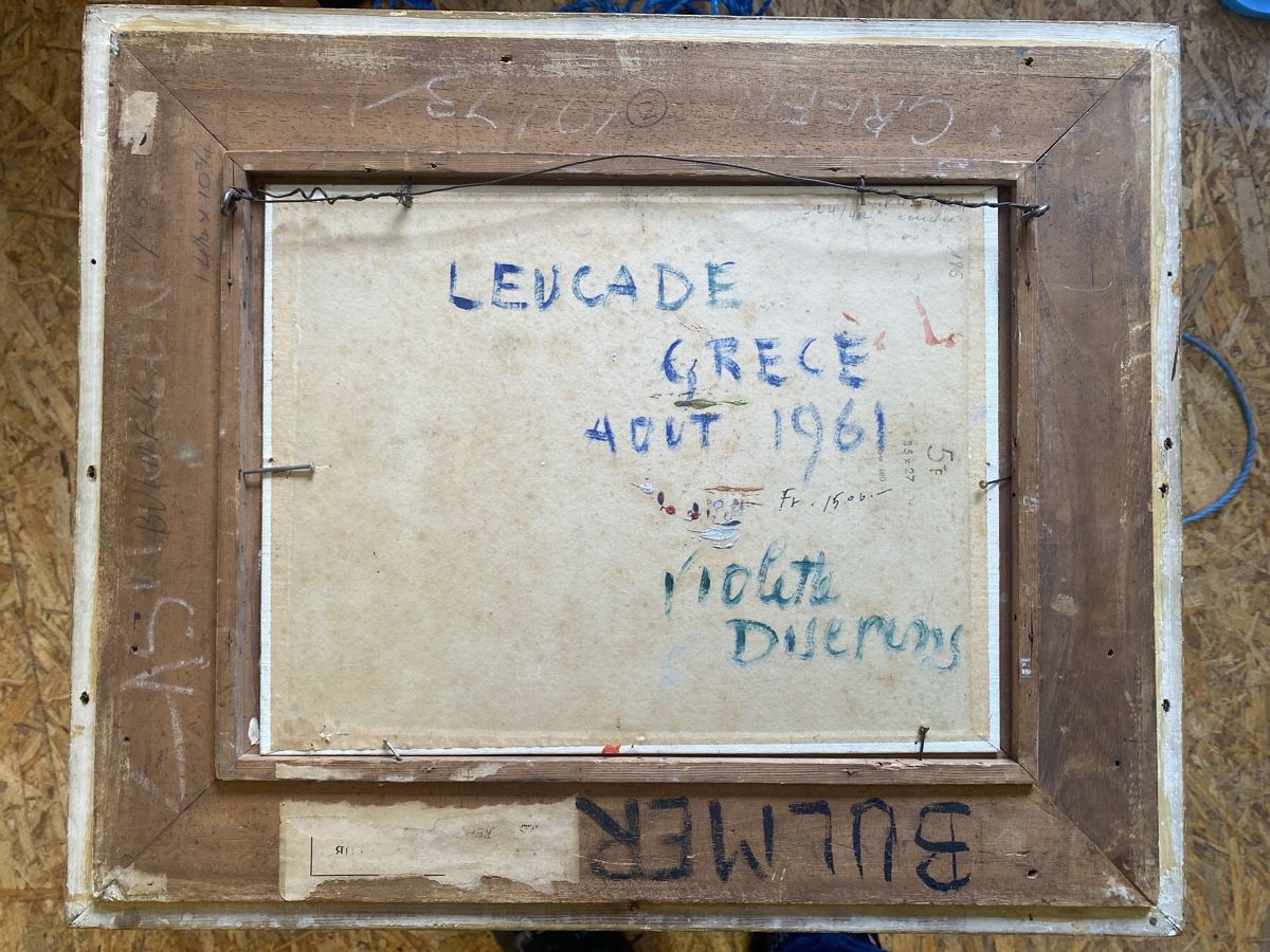 Dipinti: Peinture de Violette Diserens  – Usato da Lausanne venduto da Csamadhi 2