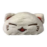 Peluche blanc Furyu Nemuneko Cat 