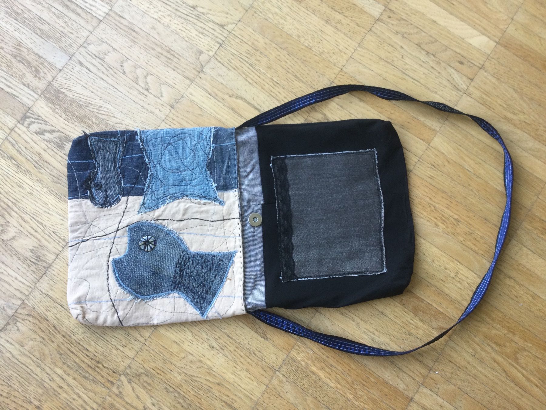 Borse: Schultertasche Fische Hand-made – Usato da Zürich venduto da ShadowVorlon 3