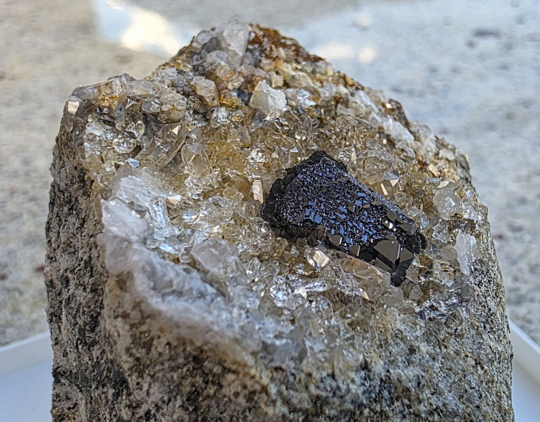 Mineralien & Heilsteine: Rutil Pseudomorphose nach Ilmenit. Mit Magnetit Binntal. – Gebraucht aus Glis von nbu_65ys 3