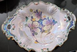 Grosse handbemalte Schale 40 x 31 cm