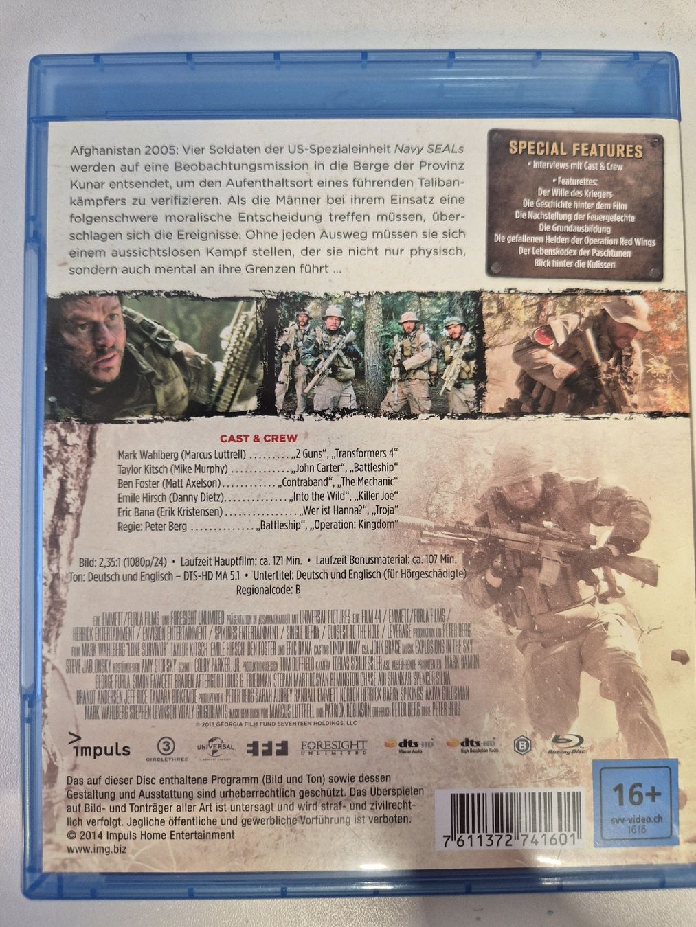Alle DVDs: Lone Survivor Blu-Ray – Gebraucht aus Lindau von Hammy0740 1