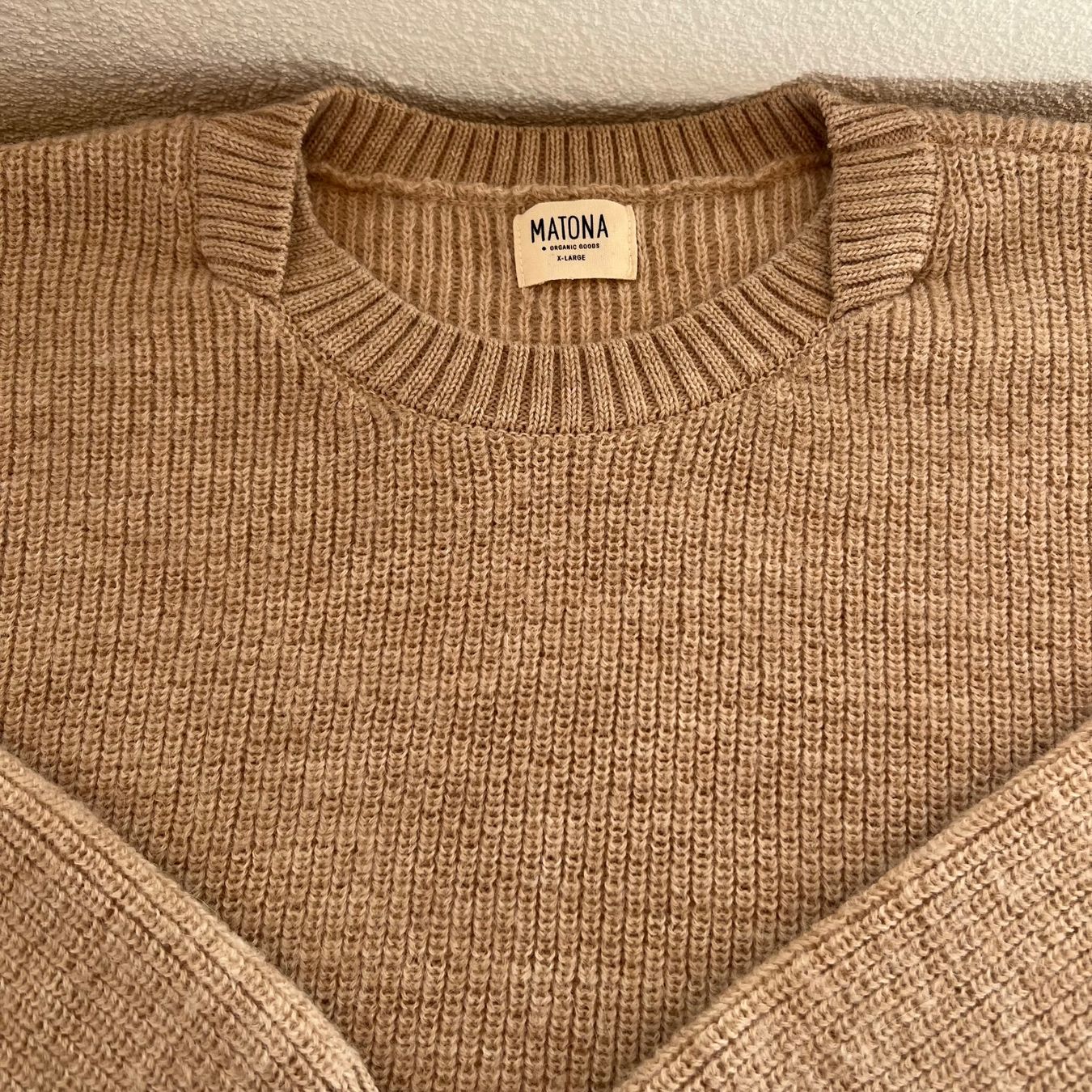 Maglioni & Felpe: Warmer Wollpullover, Matona, Gr. XL, Beige – Usato da Steinmaur venduto da HenSaa 1