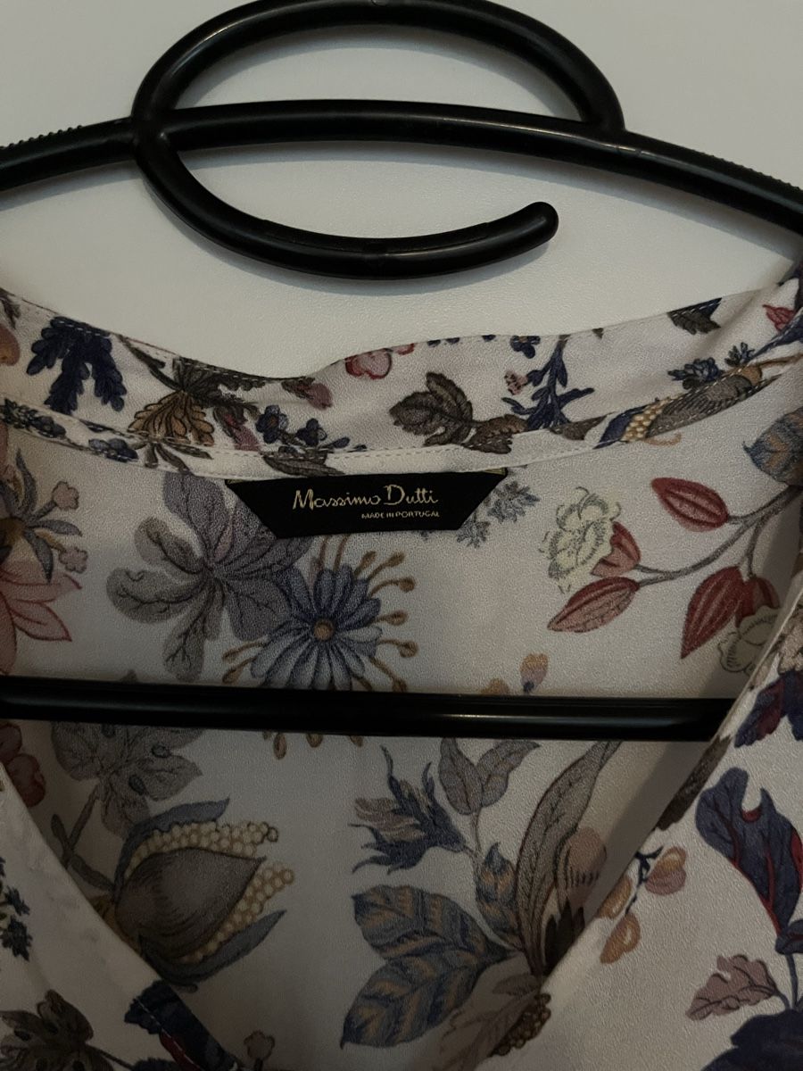 Massimo Dutti Camicette: Massimo Dutti Bluse, Gr. 38, Blumenmuster, Bohostyle – Usato da Wädenswil venduto da Iana32 1
