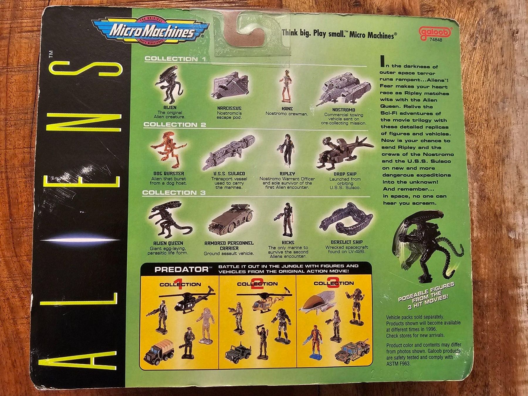 Spiele: ALIENS - MICRO MACHINES - COLLECTION 3 – Neu und originalverpackt aus  von  1