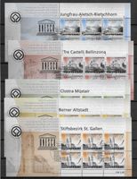 M1096 - 5 feuillets UNESCO 1er jour