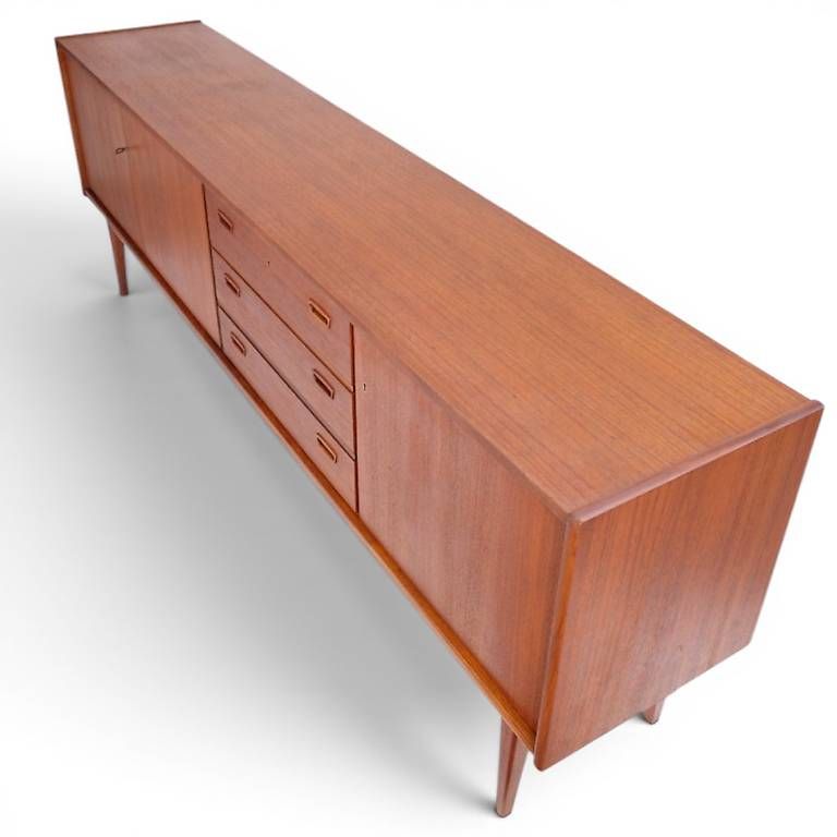 Cassettiere: Mid Century teak Sideboard XL – Usato da basel venduto da vintory.ch 1