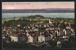 St. Gallen, Teilansicht mit Neudorf und 