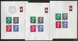 Feuillets Expo 39,  3 langues  oblitérés  - cote 140+