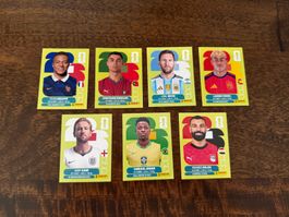 Panini: RONALDO MESSI YAMAL MBAPPE KANE VINICIUS JR. SALAH