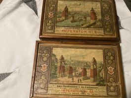 2 ANKER STEINBAUKASTEN IMPERATOR NR 5 UND 5A UM 1900