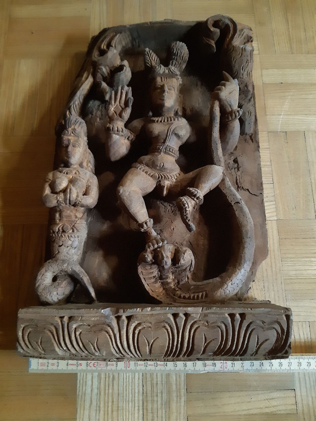 Statuette: BAS RELIEF "KALIAMARDHAN". Lord Krishna – Usato da Genève venduto da dieudedieu 8