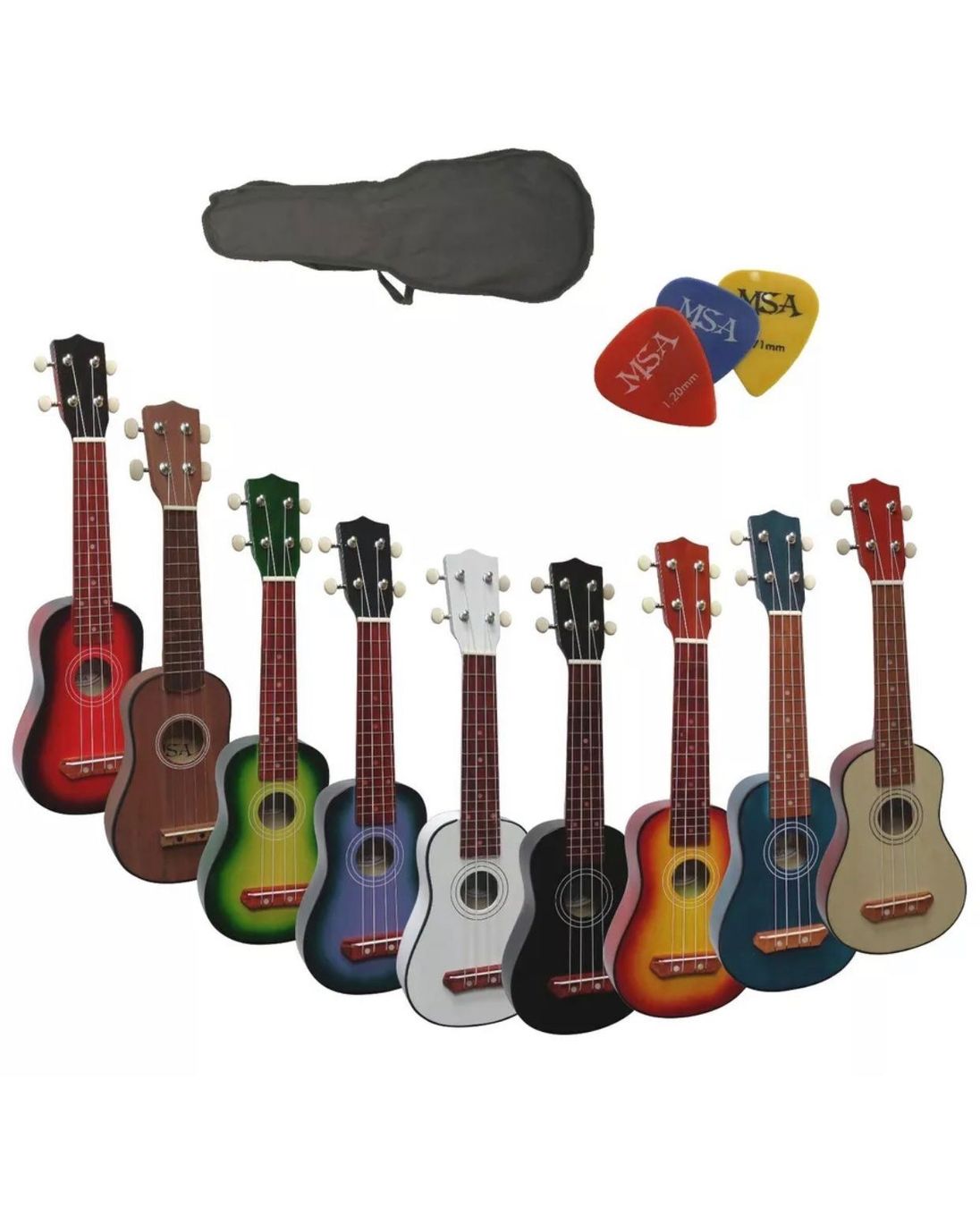 Strumenti musicali: SOPRAN UKULELE  ^^^ GROßE FARBAUSWAHL ^^ – Nuovo e nell'imballaggio originale da Amriswil venduto da JaJa-Express