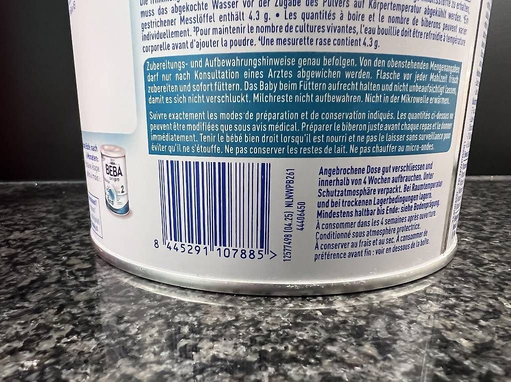 Lebensmittel & Spezialitäten: Beba Optipro 1 (6x 800gr) – Gebraucht aus Riddes von noc_f7bb 3