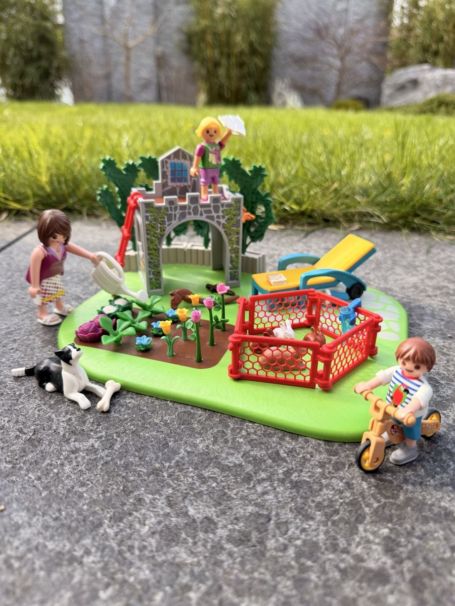 Playmobil Giocattoli: Playmobil- Familiengarten super set – Usato da Lachen SZ venduto da Claudia8281