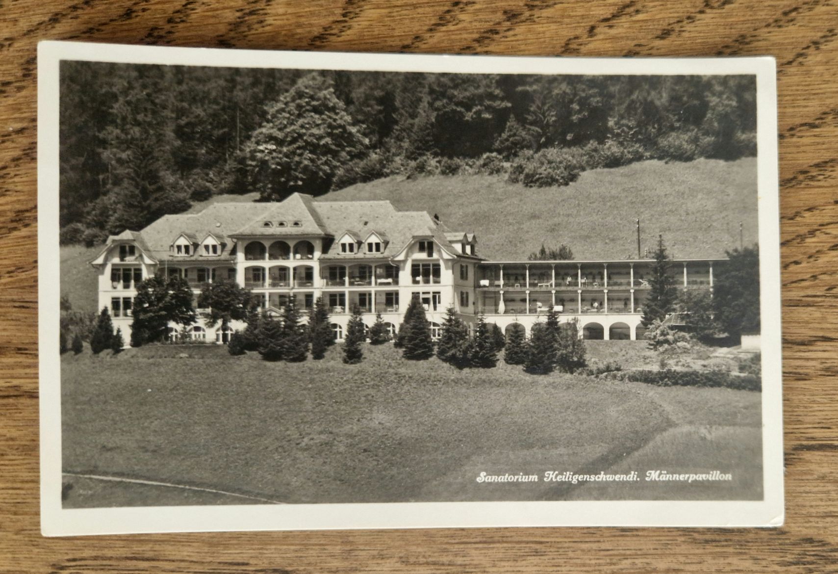 Ansichtskarten: Sanatorium Heiligenschwendi, Männerpavillon – Gebraucht aus Ebikon von Donar50