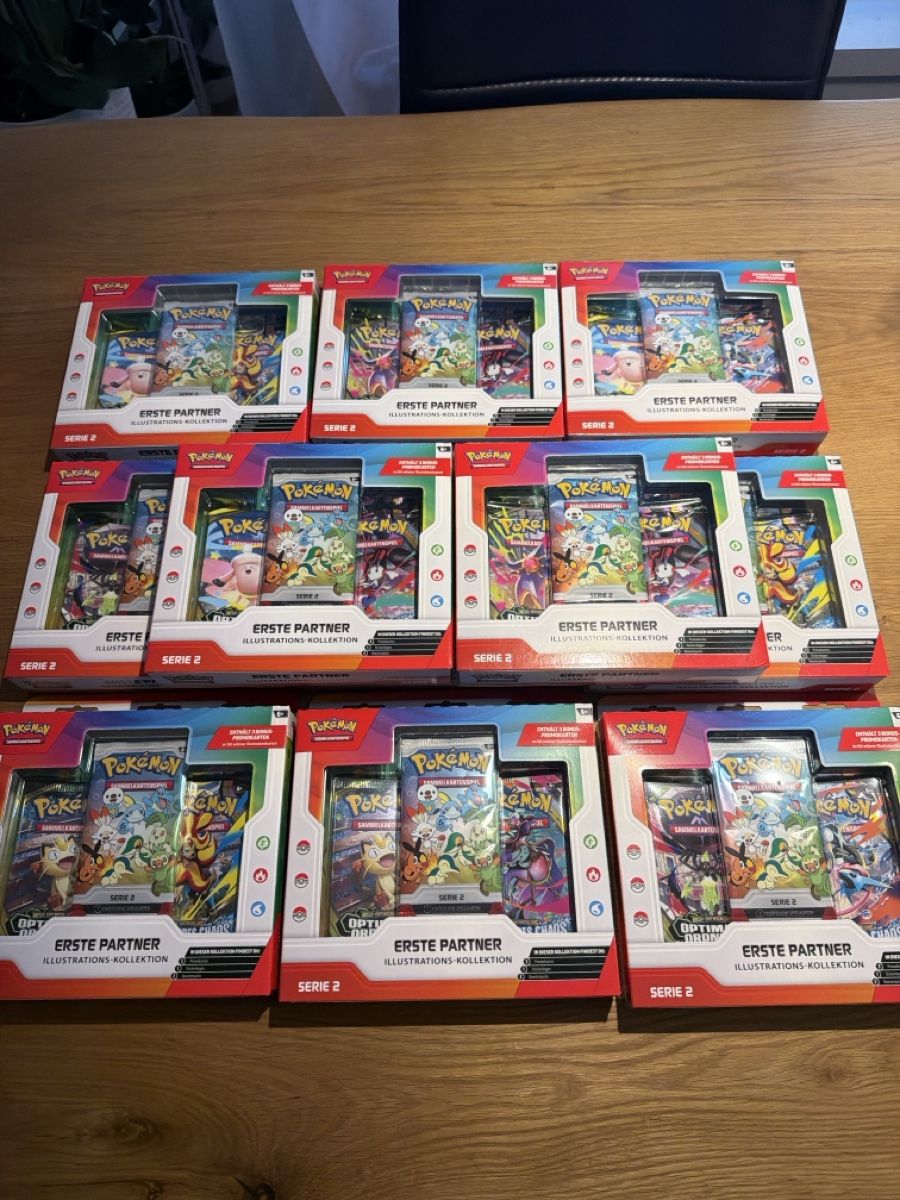Pokémon Carte collezionabili: 11x Pokemon Erste Partner Serie 2 – Nuovo e nell'imballaggio originale da Kaltbrunn venduto da dav_vqr9