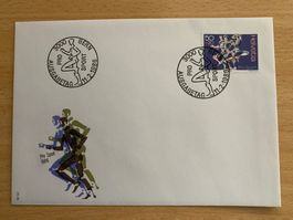 Pro Sport 1986 Ersttagsbrief Bern Briefmarke Schweiz