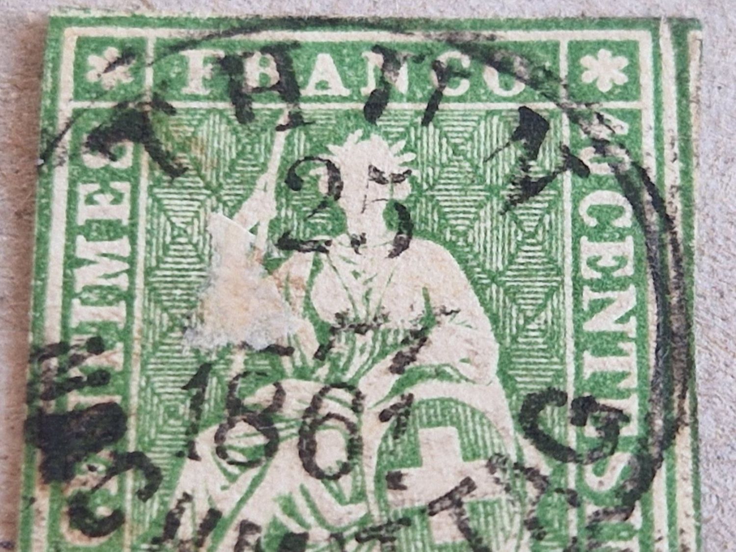 Tutti i francobolli: Strubel 26G, signiert, THUN, ab 1.- – Usato da Burgdorf venduto da Glossy01 1