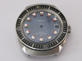 Tauchergehäuse Daytronic, 20 ATMOS mit ZB. NOS, swiss made