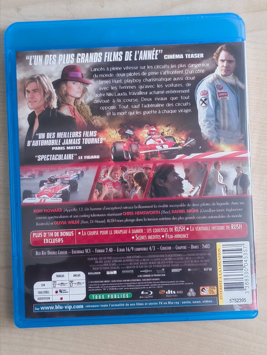 Tous les DVDs: Rush - Ron Howard - Blu-ray – D'occasion à Sion par dor_8hwv 1