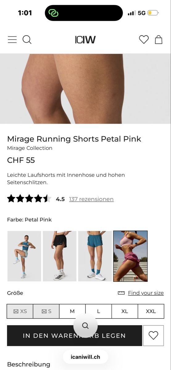 Pantaloni: Laufshort von ICIW – Nuovo (secondo la descrizione) da Basel venduto da ronjalg 5