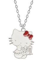 Hello Kitty: 1 collier cupid blanc SOLDES
