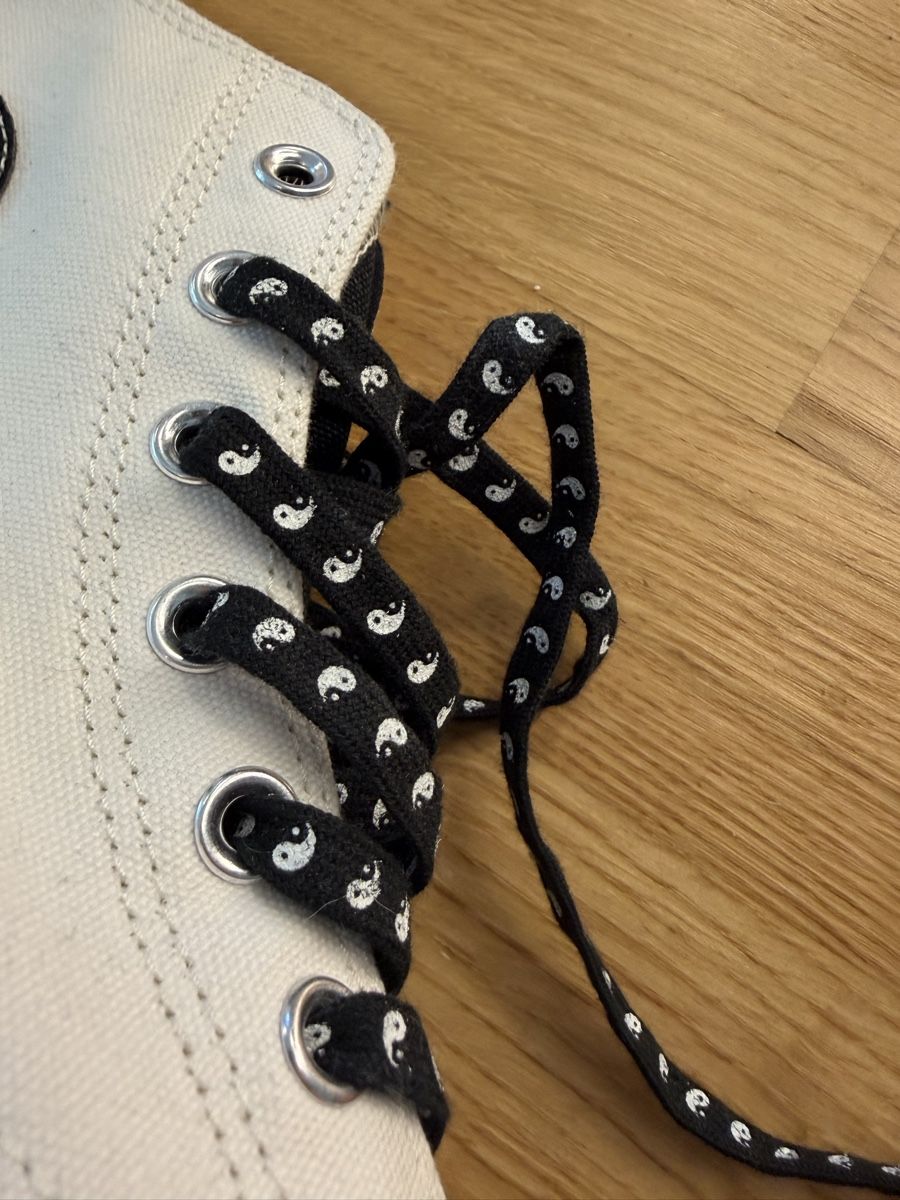 Converse Scarpe da uomo: Converse Yin und Yang schwarz weiss – Nuovo (secondo la descrizione) da Thayngen venduto da golazo_vines 5