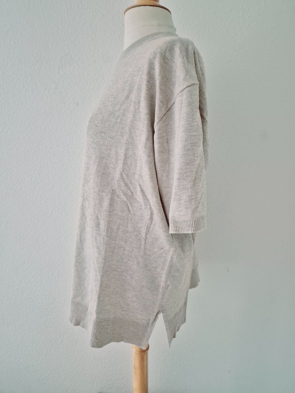 Maglioni & Felpe: SHIRT STRICKSHIRT KURZARM PULLOVER S 36 BEIGE,  TOP ZU JEANS – Nuovo (secondo la descrizione) da Elsau venduto da the-colorful-side 4