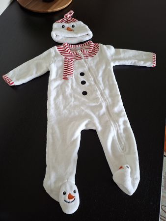 Baby Anzug Schneemann Grösse 74