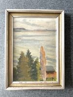 🟢 peinture à l'huile tableau - paysage Gemälde – Ölgemälde
