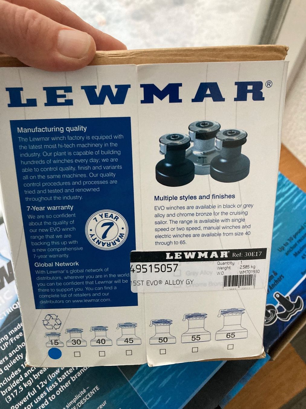 Boote: Lewmar Evo Winch – Neu und originalverpackt aus Fahrwangen von Rottweiler81 1