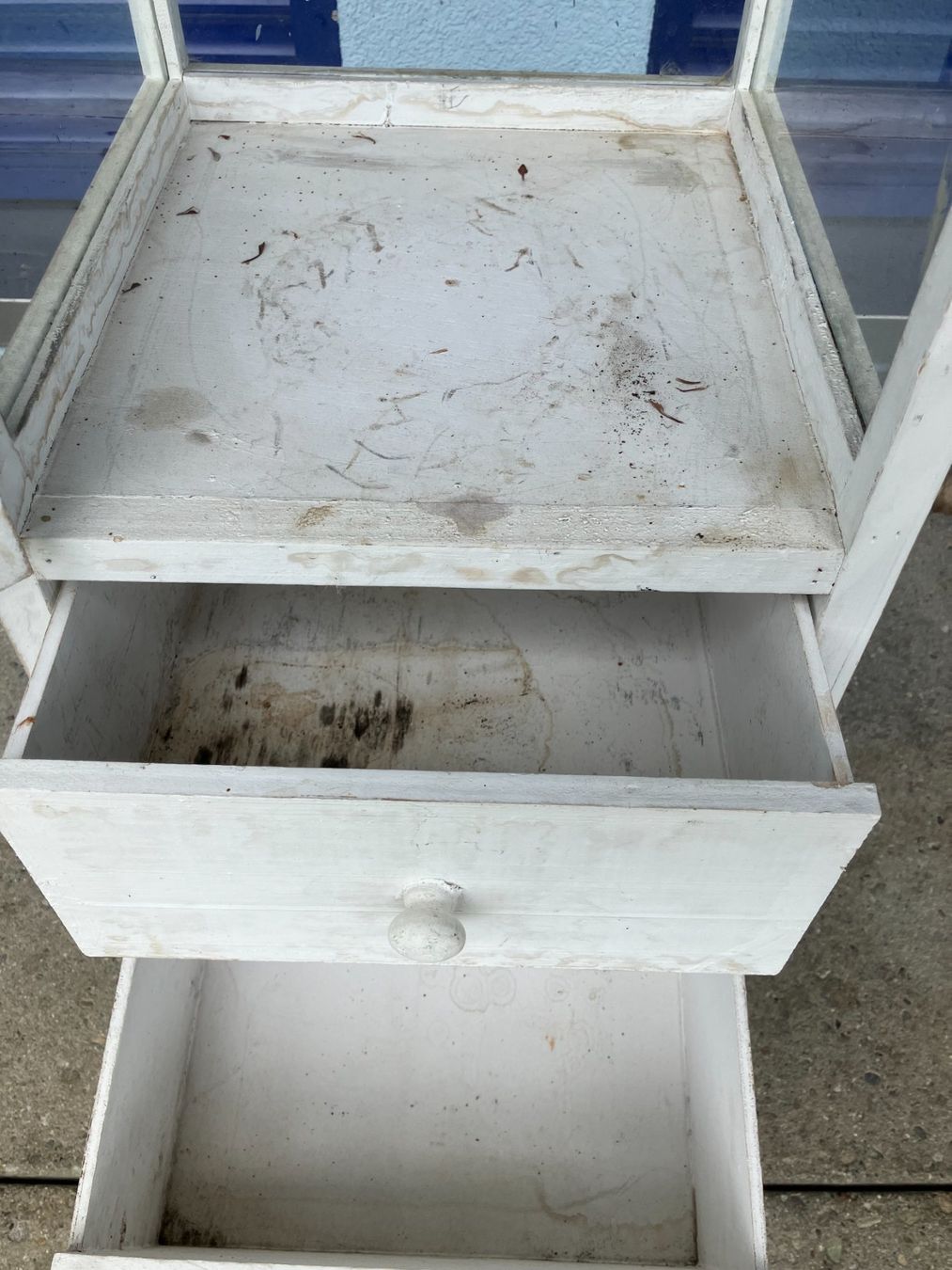 Vetrine: Vitrine weiss Shabby Chic, mit Schubladen – Usato da Tann venduto da Urj 2
