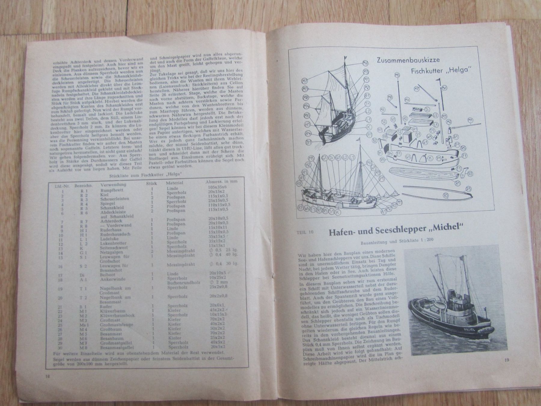 Revues & Magazines: Mechanikus Sonderheft Schiffsmodellbau mit Bauplan – D'occasion à Seengen par mikelele 4