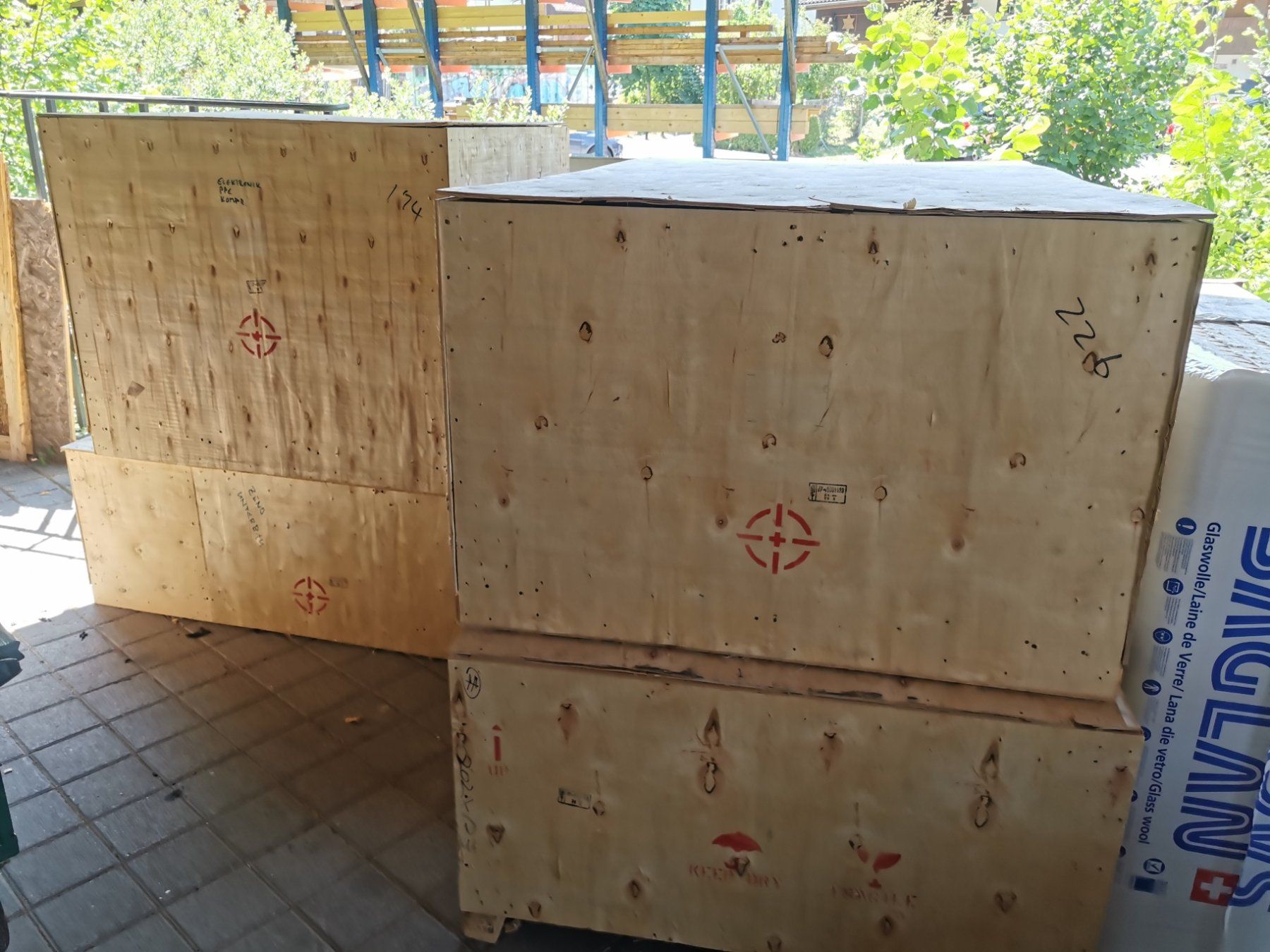 Casse di trasporto: Sperrholzkiste, Seeverpackung, Transportverpackung – Usato da Hittnau venduto da Wbhswiss 2