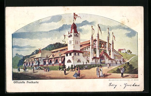 Ansichtskarten: St. Gallen, Eidgenössisches Schützenfe – Gebraucht aus Berlin von bartko-reher