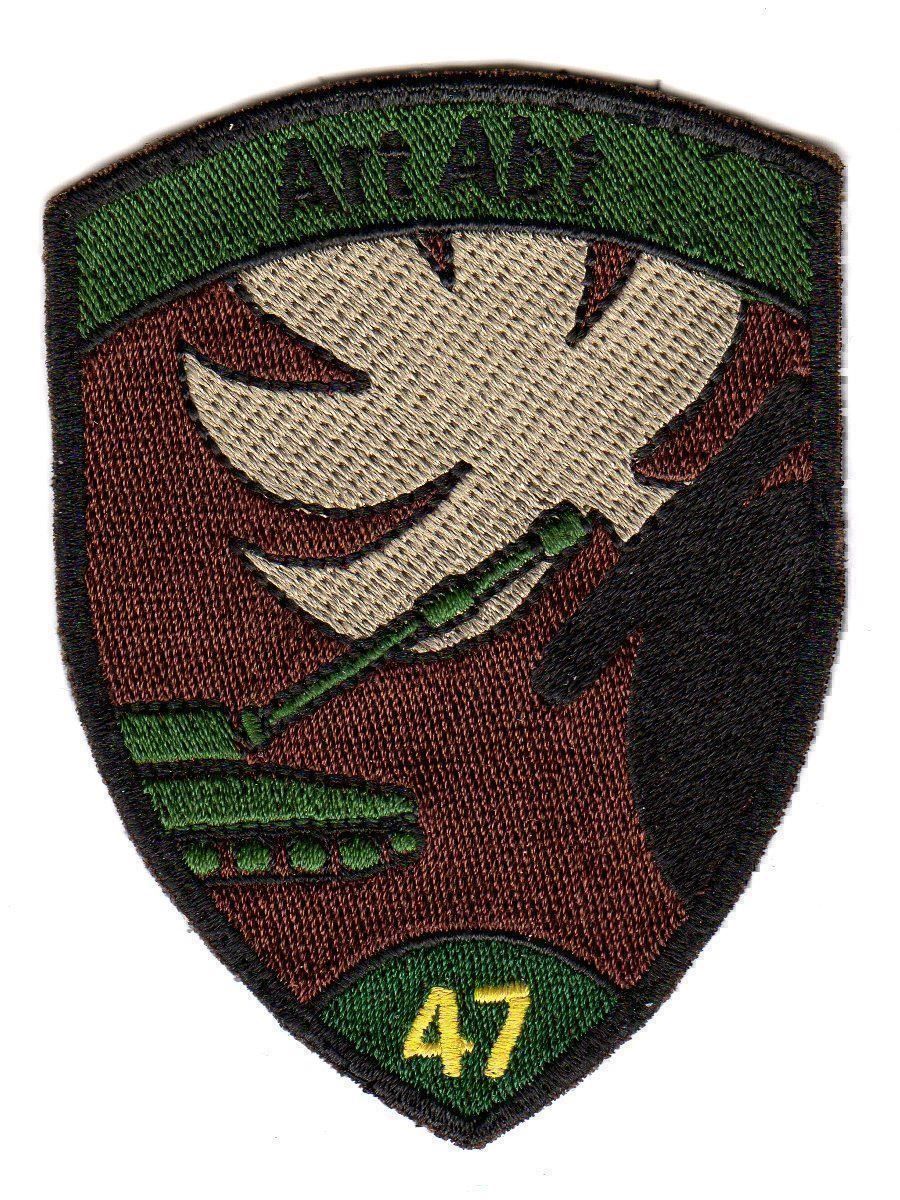 Plaketten & Abzeichen: Badge Art Abt 47 grün – Gebraucht aus Erlinsbach von S700
