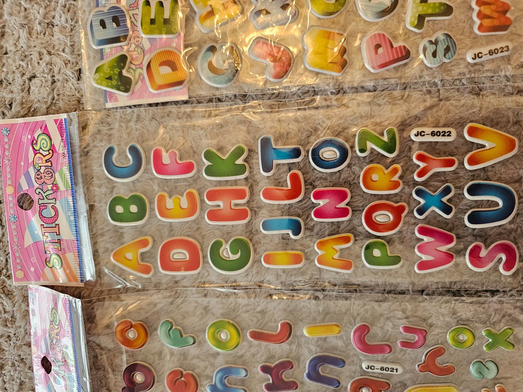 Sticker: Buchstaben Aufkleber / Alphabet Stickers – Nuovo e nell'imballaggio originale da Zürich venduto da tanner83 3