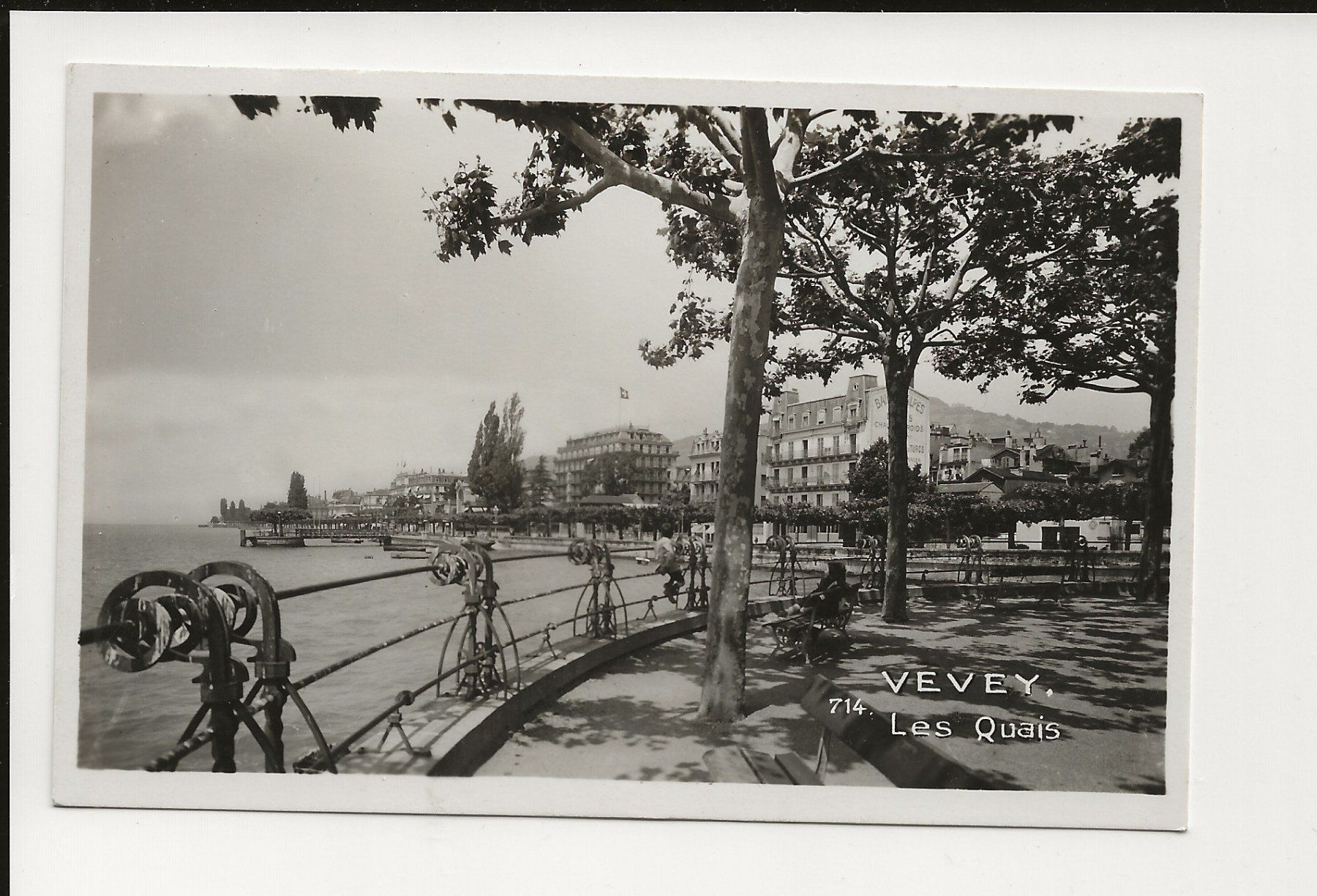 Cartoline postali: AK 1933 Vevey, Les Quais – Usato da Greifensee venduto da 315WDO
