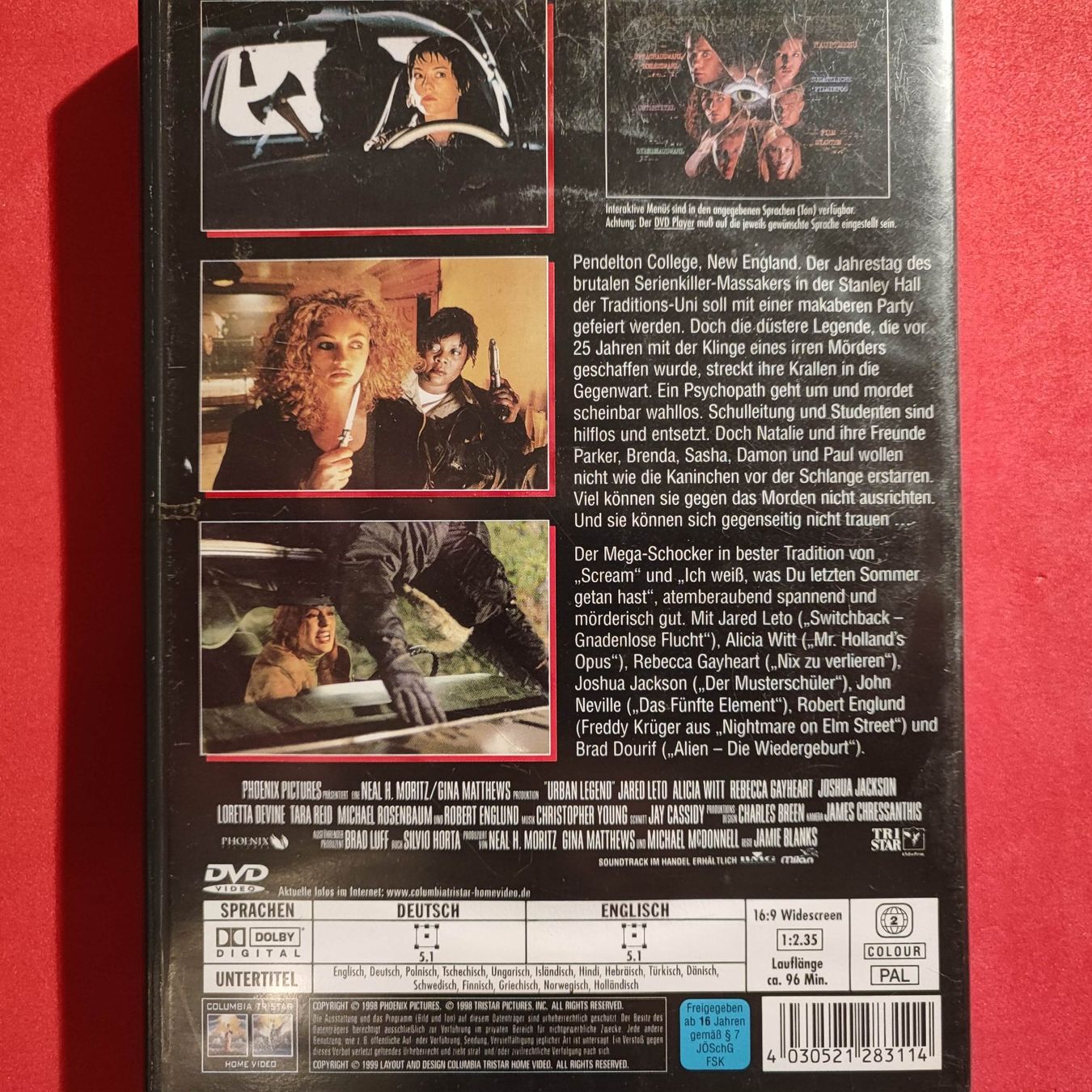 Tutti i DVDs: Düstere Legenden – Usato da Dübendorf venduto da kb86_MOVIE 1